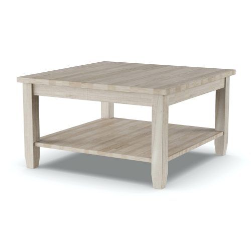 Paris Natural Wood And Iron 30-Inch Square Coffee Tables (Photo 19 of 20)