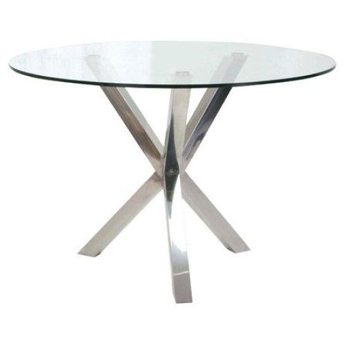 Glass And Stainless Steel Dining Tables (Photo 16 of 20)