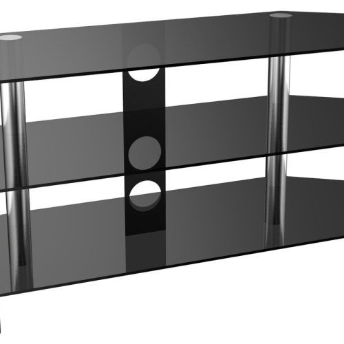 Glass Shelves Tv Stands For Tvs Up To 50" (Photo 3 of 20)