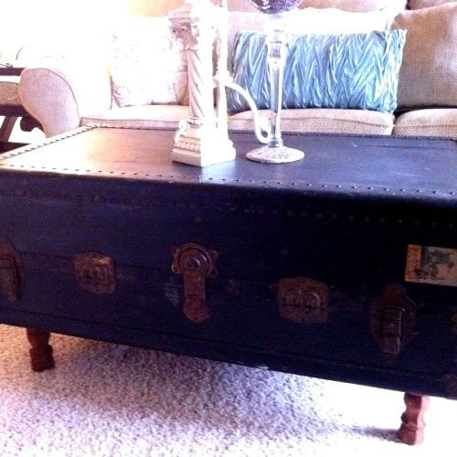 Old Trunks As Coffee Tables (Photo 3 of 20)
