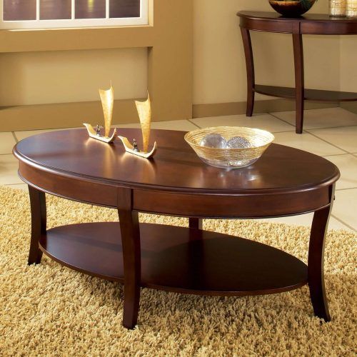 Oval Wooden Coffee Tables (Photo 9 of 20)