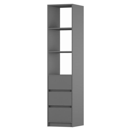 3 Shelving Towers Wardrobes (Photo 17 of 20)