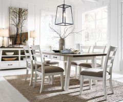 2024 Popular Market 6 Piece Dining Sets with Side Chairs