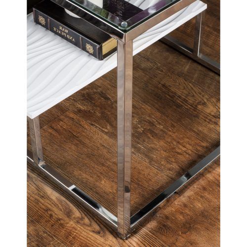 Strick & Bolton Florence Chrome Coffee Tables (Photo 5 of 20)