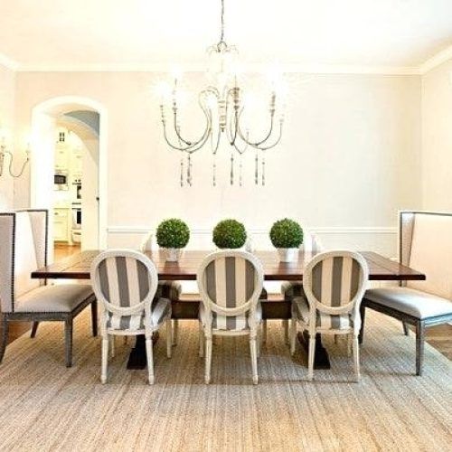 Blue Stripe Dining Chairs (Photo 18 of 20)