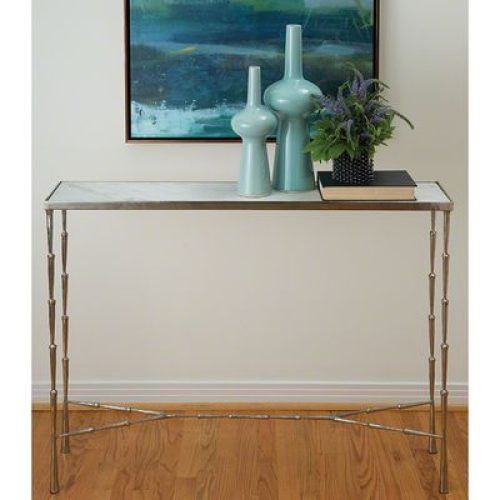 White Marble Console Tables (Photo 4 of 20)