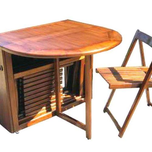 Compact Folding Dining Tables And Chairs (Photo 7 of 20)