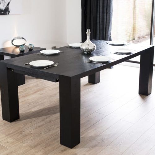 Black Extending Dining Tables (Photo 3 of 20)