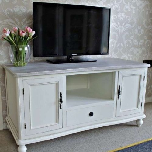 Cream Color Tv Stands (Photo 14 of 15)