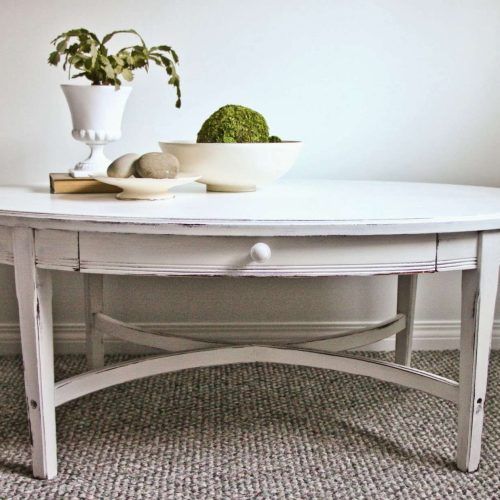 Oval White Coffee Tables (Photo 18 of 20)
