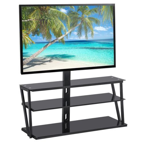 Randal Symple Stuff Black Swivel Floor Tv Stands With Shelving (Photo 8 of 20)