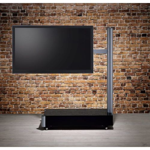 Randal Symple Stuff Black Swivel Floor Tv Stands With Shelving (Photo 17 of 20)