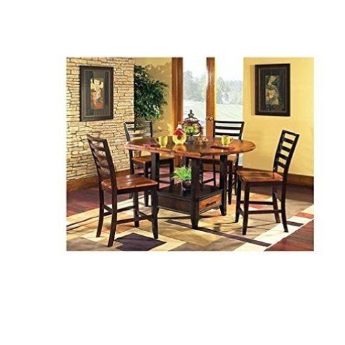 Combs 5 Piece 48 Inch Extension Dining Sets With Pearson White Chairs (Photo 5 of 20)