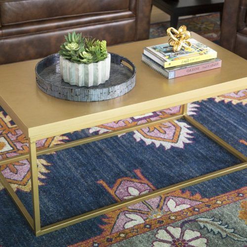 The Curated Nomad Quatrefoil Goldtone Metal And Glass Coffee Tables (Photo 17 of 20)
