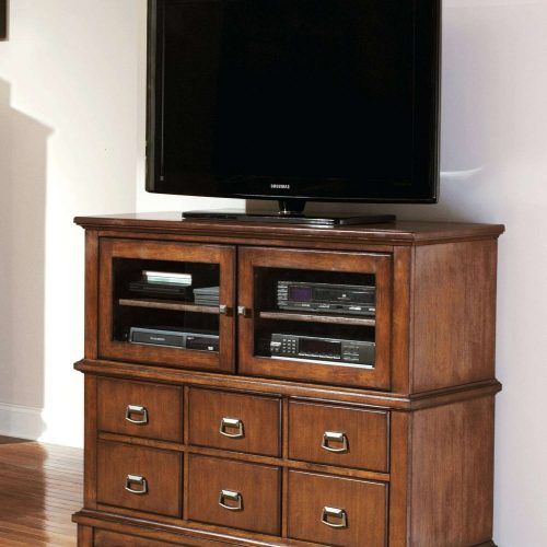 Corner Tv Stands With Drawers (Photo 14 of 15)