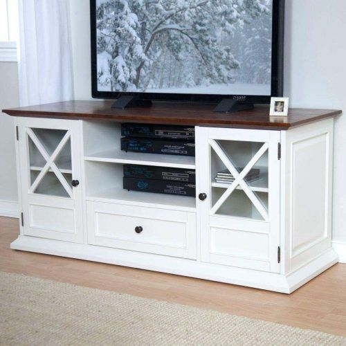 White Tall Tv Stands (Photo 3 of 15)
