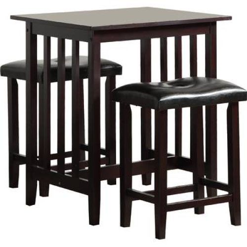 Tappahannock 3 Piece Counter Height Dining Sets (Photo 10 of 20)