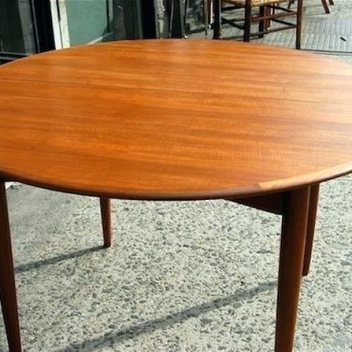 Round Teak Dining Tables (Photo 5 of 20)
