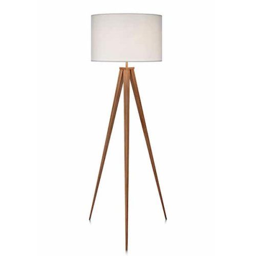 White Shade Floor Lamps (Photo 8 of 20)
