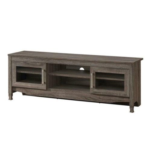 Techni Mobili 53" Driftwood Tv Stands In Grey (Photo 2 of 20)