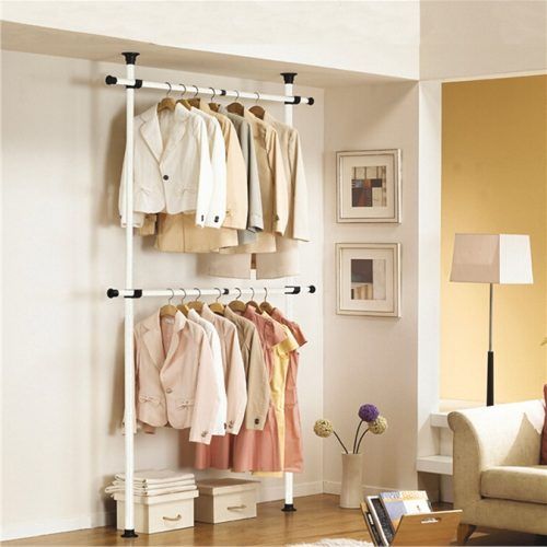 Double Clothes Rail Wardrobes (Photo 3 of 20)