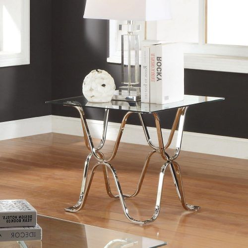 Furniture Of America Tellarie Contemporary Chrome Coffee Tables (Photo 16 of 20)