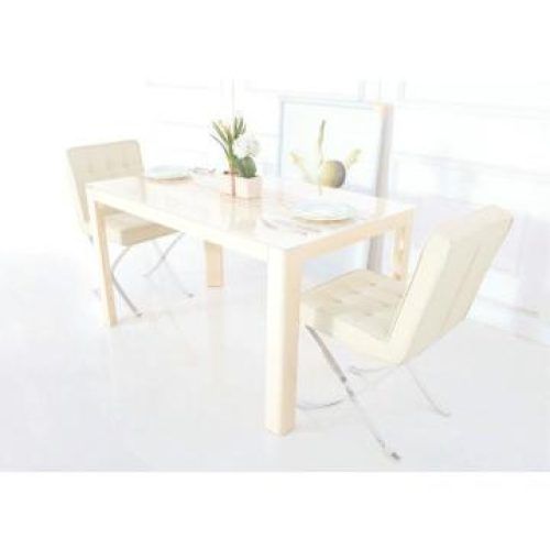 High Gloss Cream Dining Tables (Photo 16 of 20)