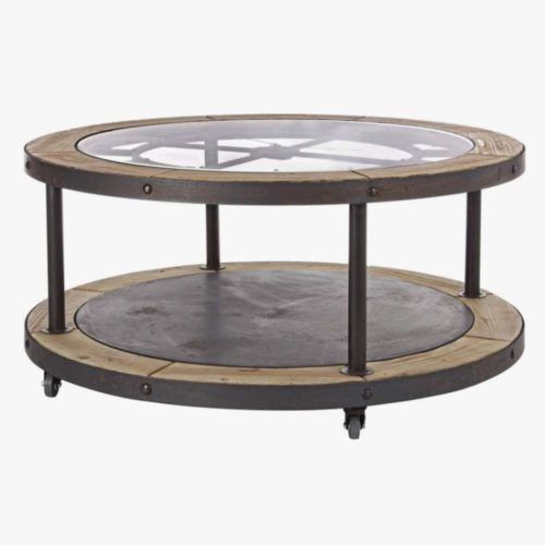 Clock Coffee Tables Round Shaped (Photo 5 of 20)