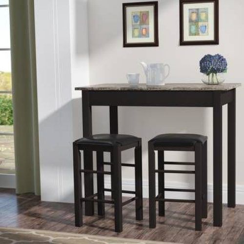 Tenney 3 Piece Counter Height Dining Sets (Photo 6 of 20)