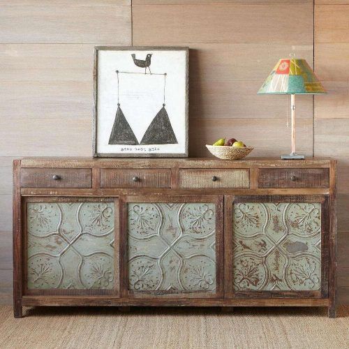 Reclaimed Wood Sideboards (Photo 17 of 20)