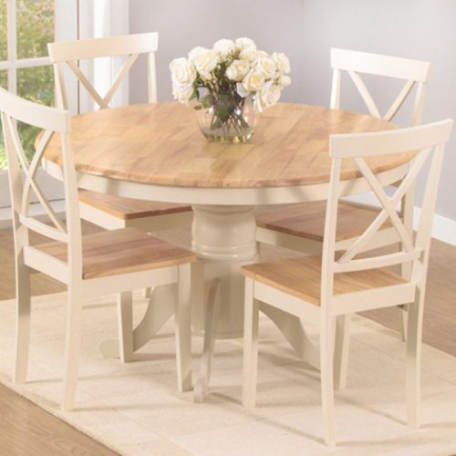 Cream Dining Tables And Chairs (Photo 8 of 20)