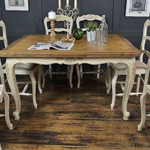 Shabby Chic Cream Dining Tables And Chairs (Photo 11 of 20)