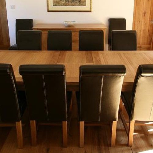 Dining Table And 10 Chairs (Photo 4 of 20)