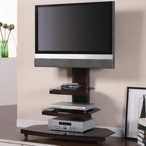 Easyfashion Modern Mobile Tv Stands Rolling Tv Cart For Flat Panel Tvs (Photo 8 of 20)