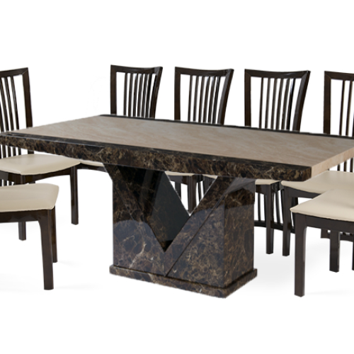Dining Tables And 8 Chairs Sets (Photo 14 of 20)