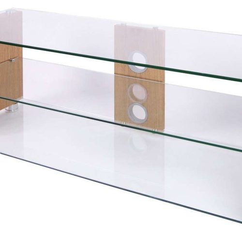 Glass And Oak Tv Stands (Photo 1 of 15)