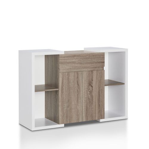 Togal Contemporary White/light Oak Dining Buffets (Photo 3 of 20)