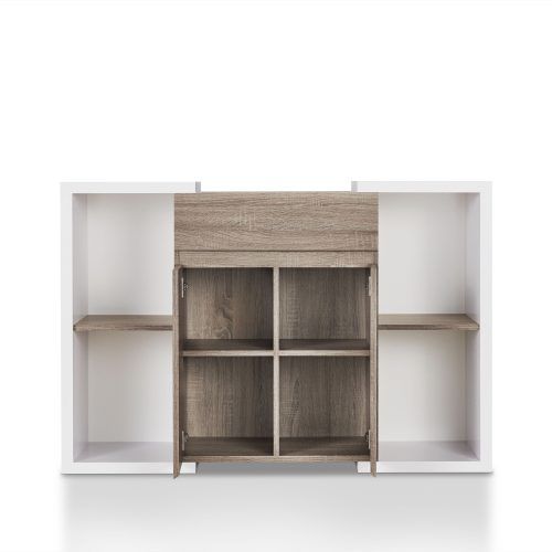 Togal Contemporary White/light Oak Dining Buffets (Photo 6 of 20)