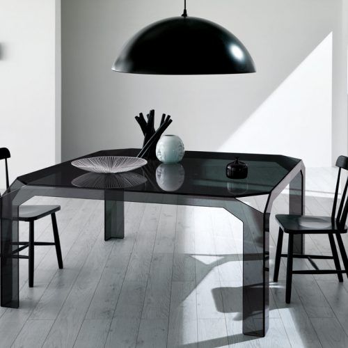 Square Black Glass Dining Tables (Photo 5 of 20)