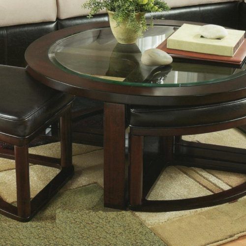 Espresso Wood And Glass Top Coffee Tables (Photo 13 of 20)