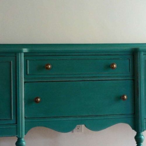 Turquoise Sideboards (Photo 14 of 20)