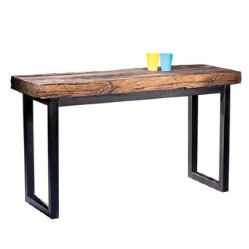 Reclaimed Wood Console Tables (Photo 13 of 20)