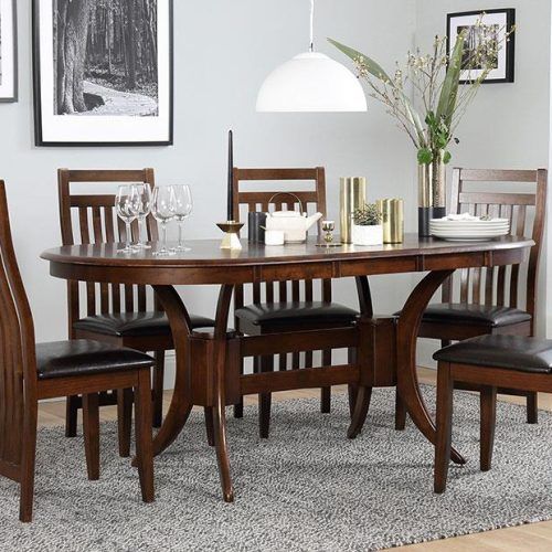 Dark Wood Dining Tables And 6 Chairs (Photo 8 of 20)