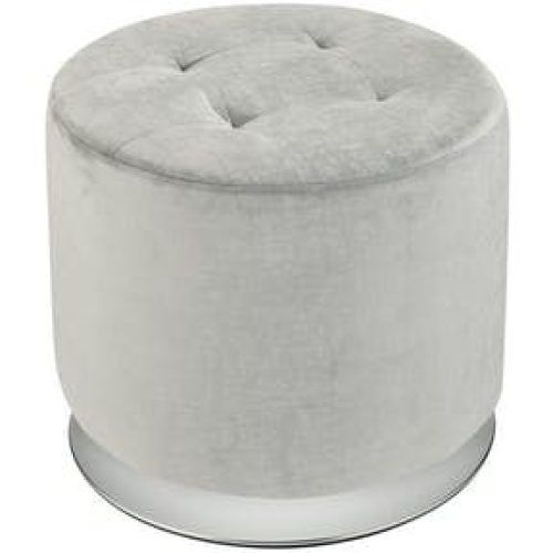 Light Gray Tufted Round Wood Ottomans With Storage (Photo 17 of 20)