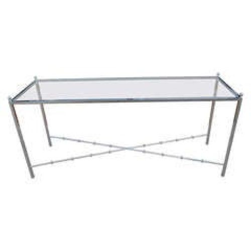 Glass And Chrome Console Tables (Photo 16 of 20)