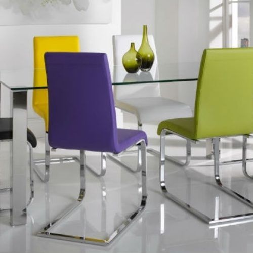 Colourful Dining Tables And Chairs (Photo 10 of 20)
