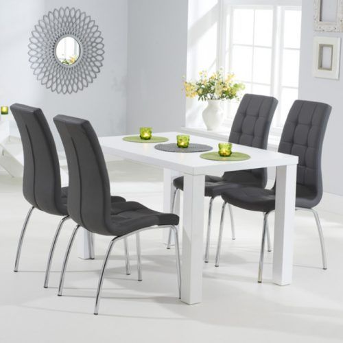 White Gloss Dining Tables 120Cm (Photo 15 of 20)