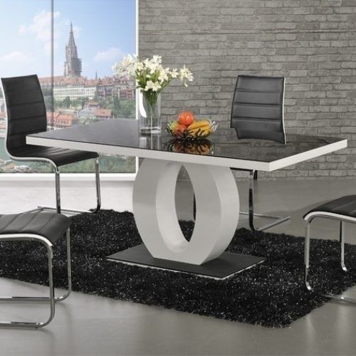 Black Gloss Dining Sets (Photo 19 of 20)