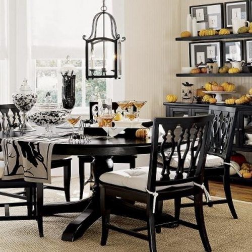 Black Wood Dining Tables Sets (Photo 18 of 20)