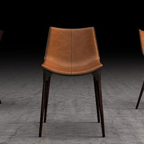 Brown Leather Dining Chairs (Photo 20 of 20)